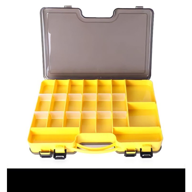Kotak Pancing 2 Sides Fishing Box Tackle Box Lure Box MH Box Multi purpose  ABS Plastic Box