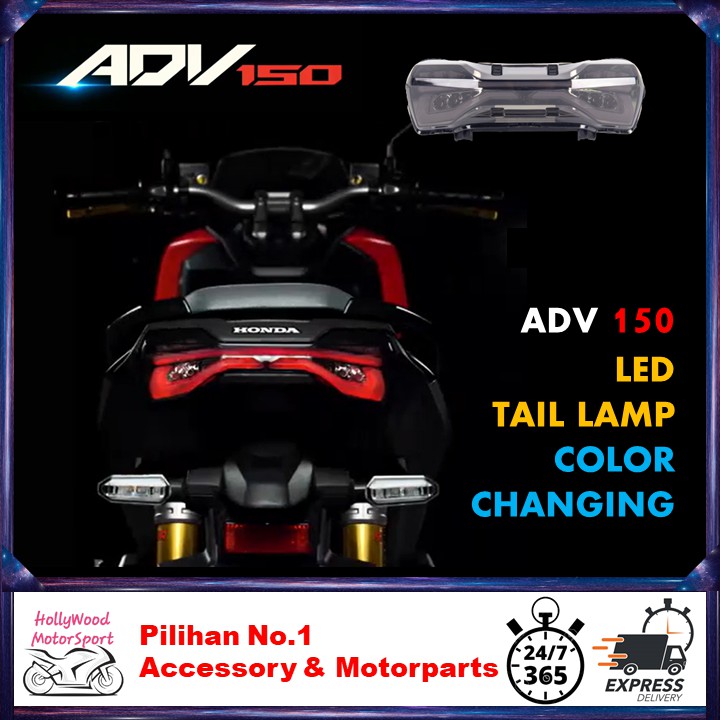 HONDA ADV 150 LED TAIL LAMP RAINBOW COLOR CHANGING LAMPU BELAKANG ...