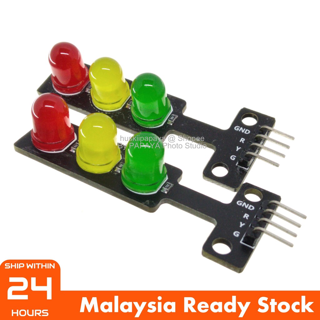 [VAR] Mini Traffic Light Red Yellow Green 7mm Big LED Module | Shopee ...