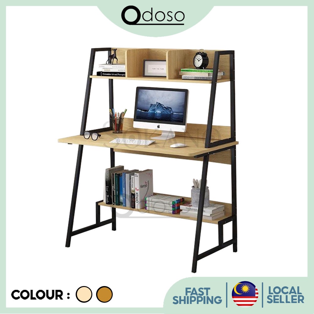 ODOSO Writing Desk Computer Desk PC Laptop Table Workstation Study Home ...