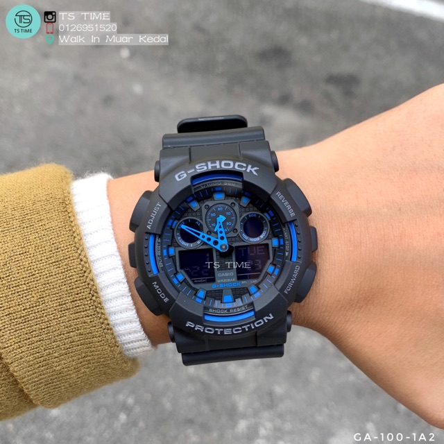 G Shock Men's Watch GA-100 GA-100-1A2 | Shopee Malaysia