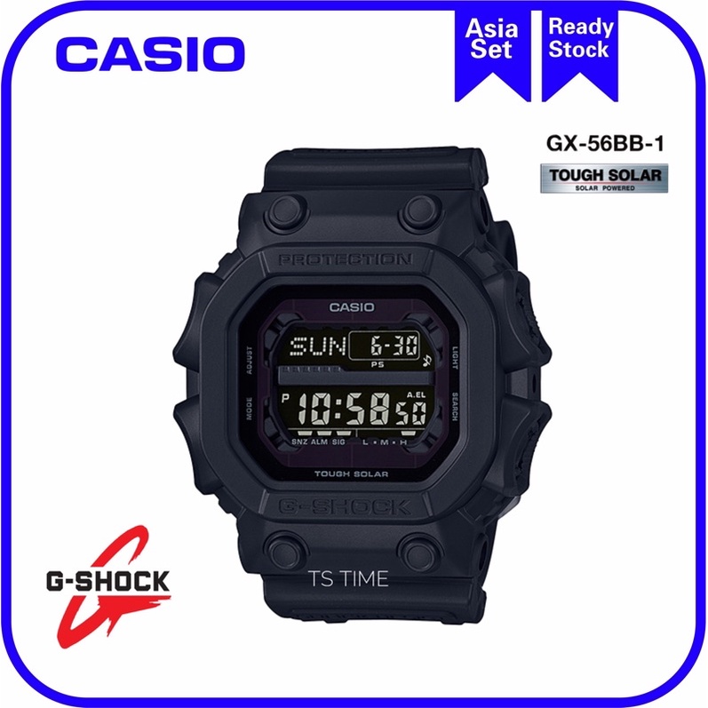 G shock blackout sales solar atomic