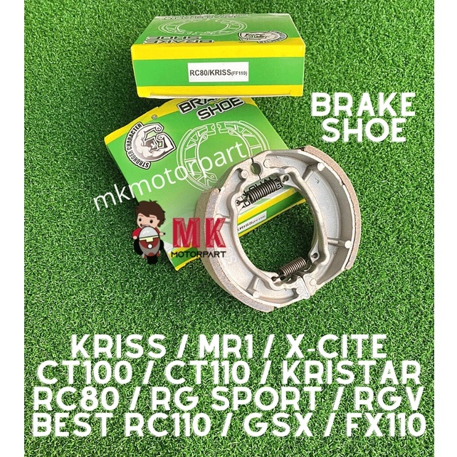 (WS) Brake Shoe With Spring For KRISS MR1 KRISTAR XCITE CT100 CT110 ...