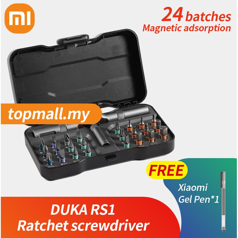 Xiaomi DUKA RS1 Screwdriver Set 24 in 1 Multi-purpose Ratchet Kit ...