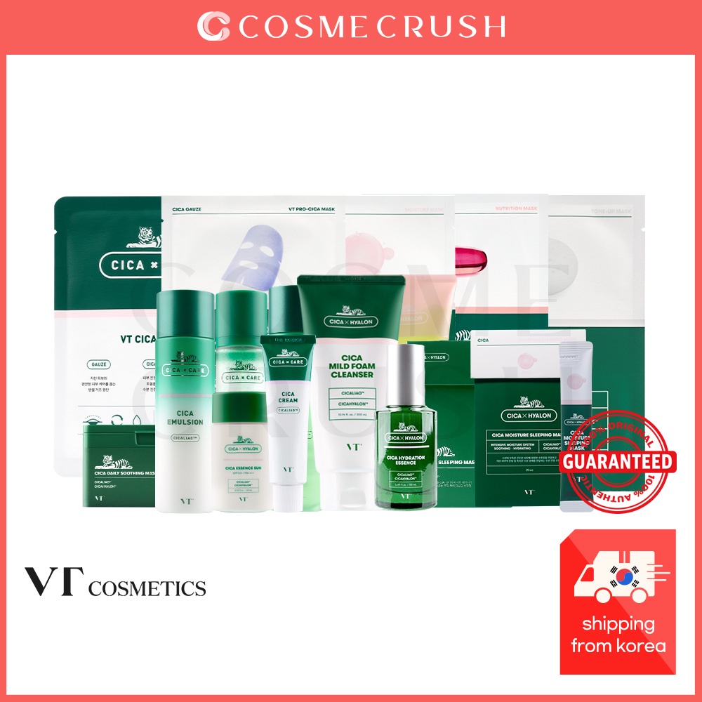 VT COSMETICS CICA LINE // Cream / SKIN / EMULSION / MASK PACK ...