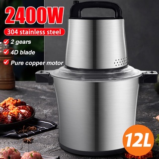 Manual Meat Grinder Stainless Steel Hand Meat Grinder Commercial Sausage  Stuffer Maker Meat Chopper for Ground Pork Beef Garlic Chili