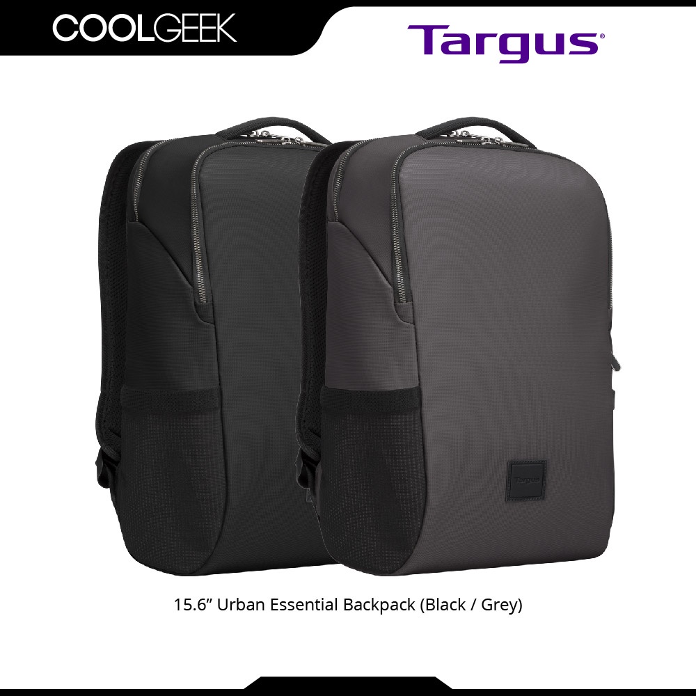 TARGUS 15.6 INCH URBAN ESSENTIAL BACKPACK BLACK / GREY (TBB594