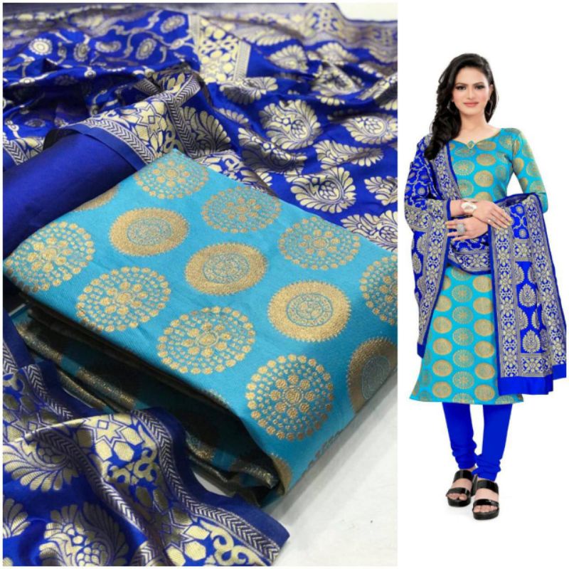 Banarasi silk punjabi suit best sale