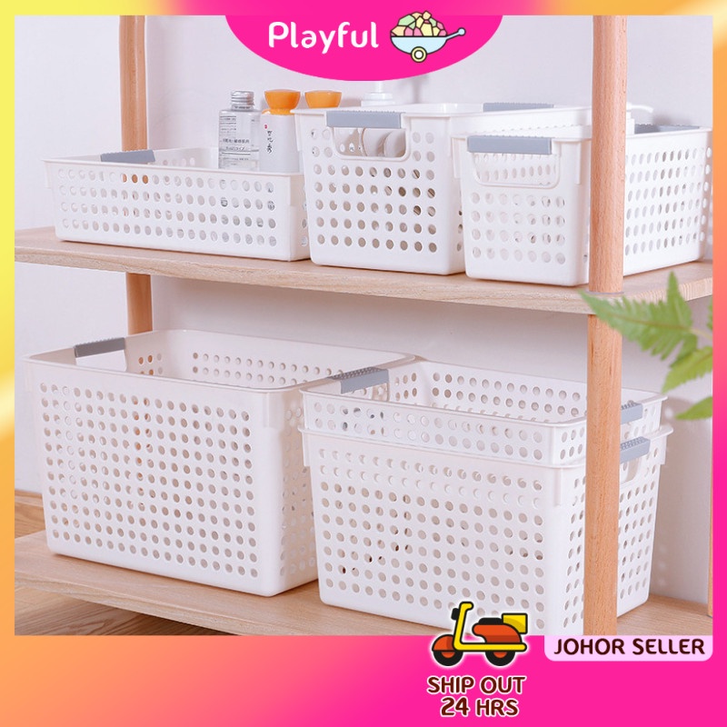 【PLAYFUL】Multipurpose Stackable Design Small Kitchen Storage Bathroom ...