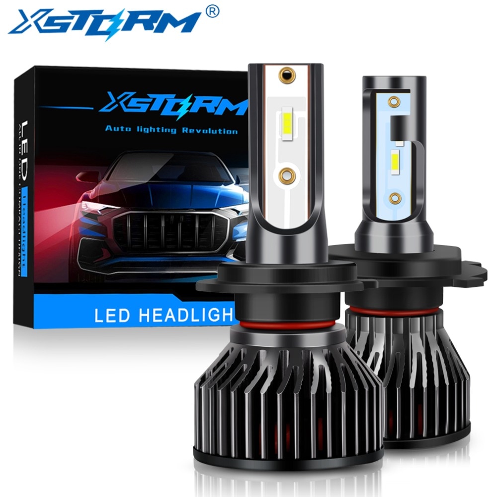 2Pcs Mini H4 H7 LED Bulb Car Headlight Kit H1 H3 H8 H11 Led 9005 HB3 ...
