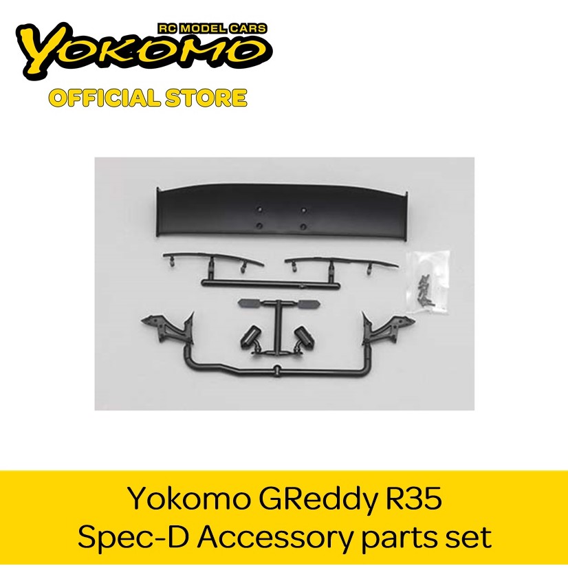 Yokomo Greddy R35 Spec-D Accessory Parts Set (SD-GR35WA) | Shopee Malaysia