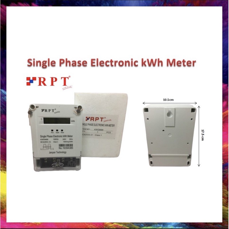 A Single Phase Digital Kwh Meter Single Phase Electronic Kwh