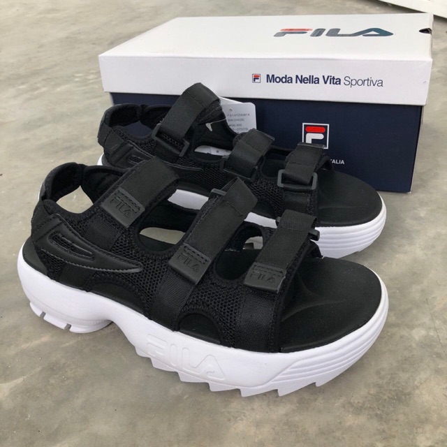 Fila disruptor best sale sandals review