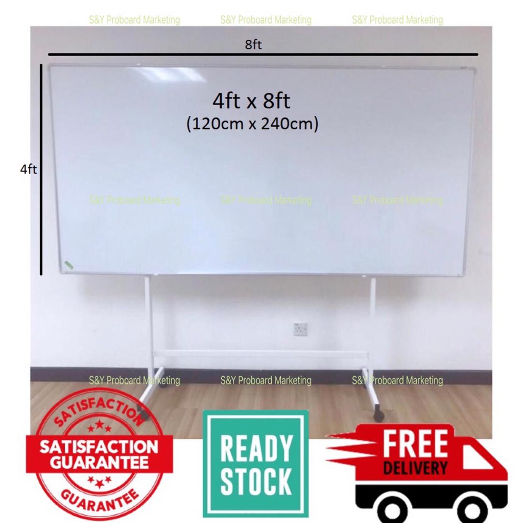 4x8-magnetic-whiteboard-with-stand-size-4ft-x8-ft-shopee-malaysia