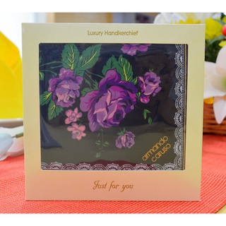 Armando Caruso Ladies Printed Handkerchief Greeting Card Shopee