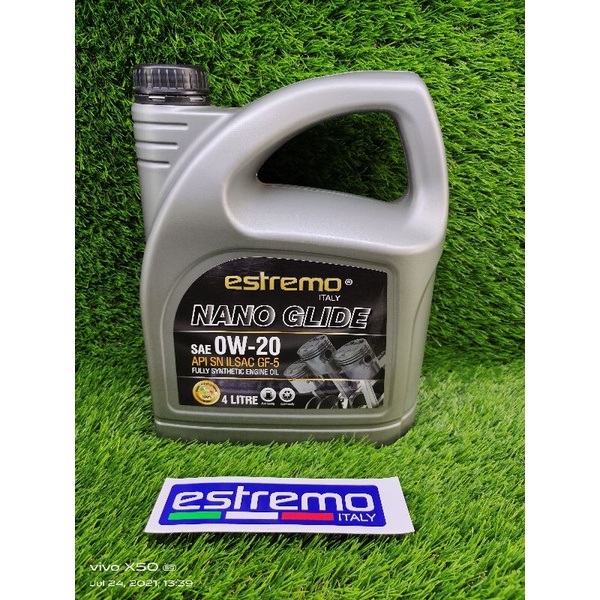Estremo NANO GLIDE 0w20 Fully Synthetic Engine Oil (1L)&(4L) Shopee Malaysia