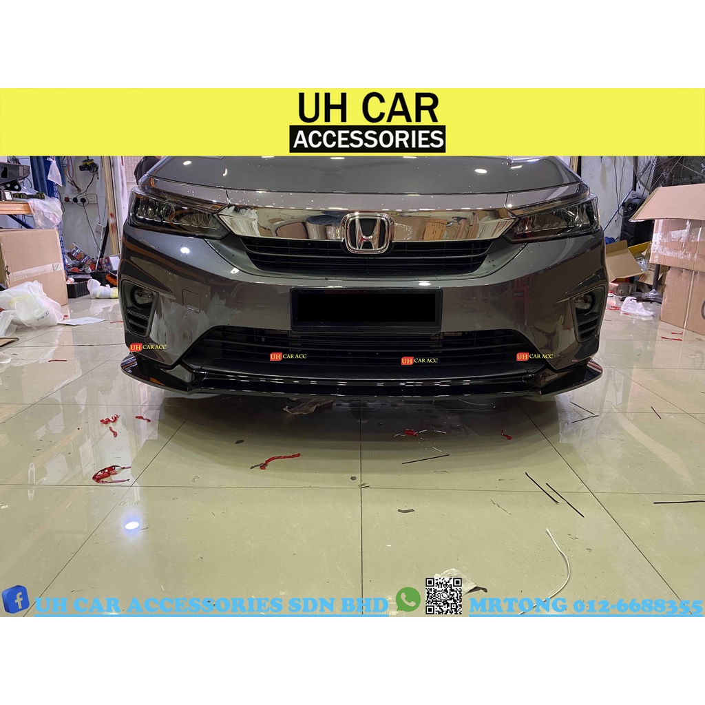 Honda City 2020 2021 2022 Gn2 Rs V2 Front Side Rear Diffuser Lip Lips Bodykit Shopee Malaysia 4336