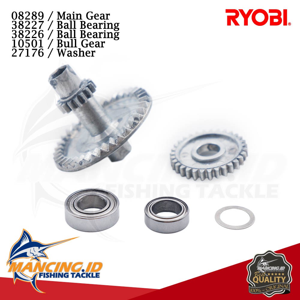 Ryobi 6000 & 8000 Main Gear Reel Spare Parts