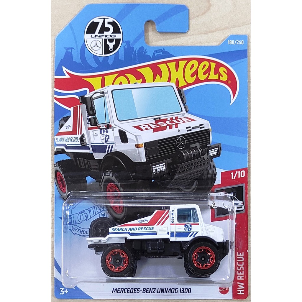 Hot Wheels Mercedes-Benz Unimog 1300 [1300L Dirt Haulers Rescue Metro ...