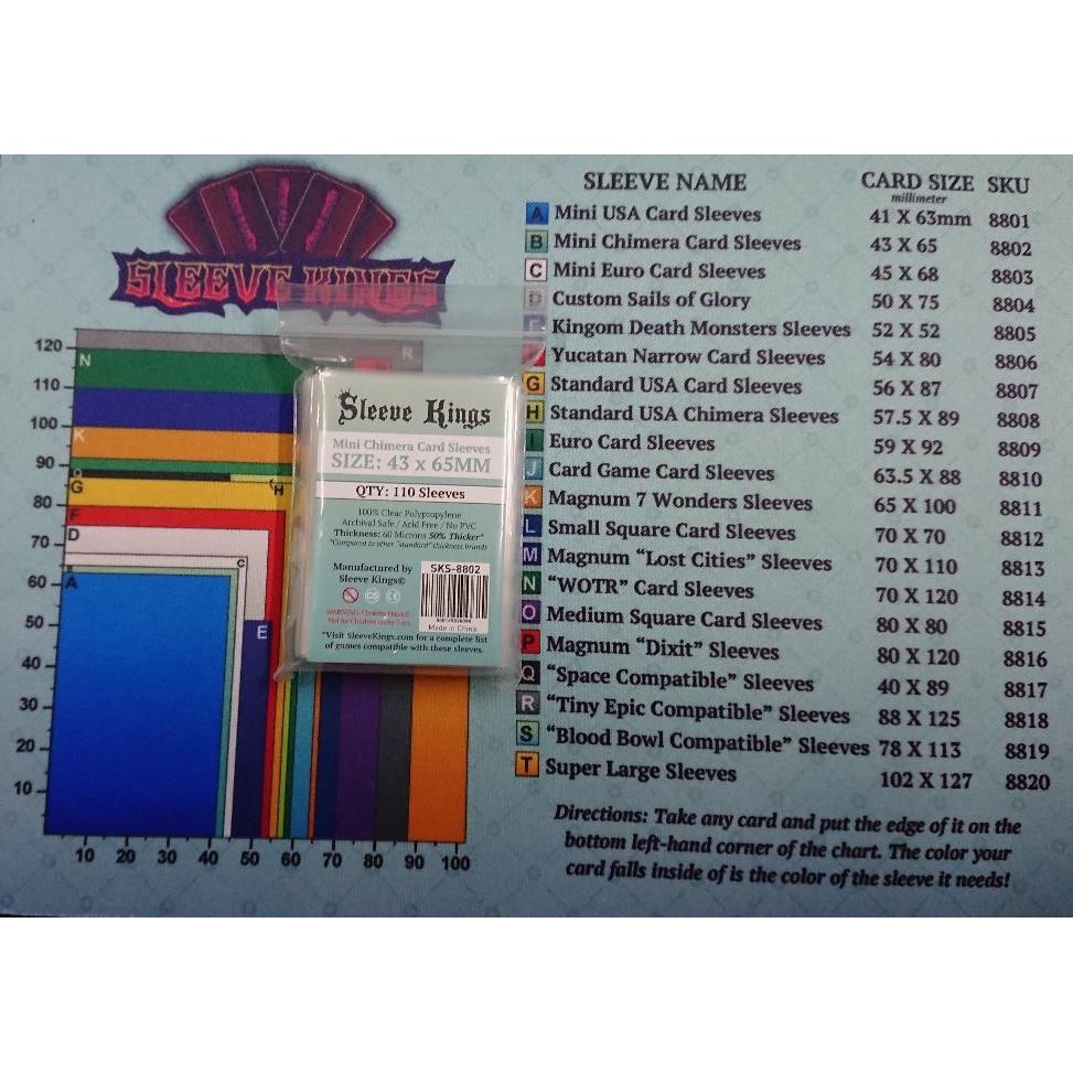 02 Sleeve Kings Mini Chimera 43mm x 65mm Shopee Malaysia