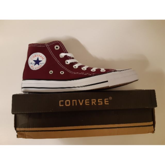 Converse all shop star wine red