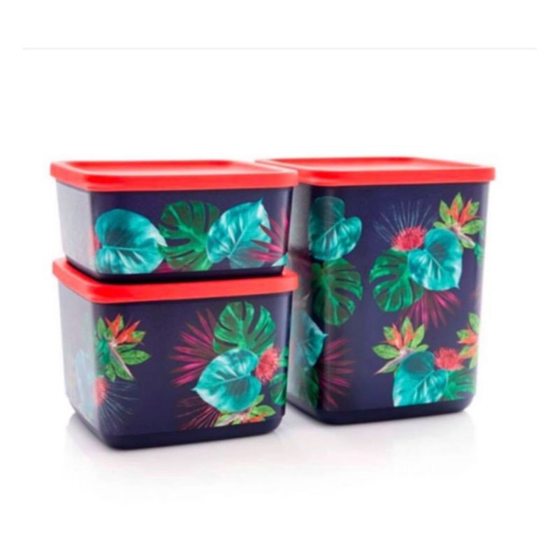 Tupperware Mahalo Cubix Set [3 pcs] | Shopee Malaysia