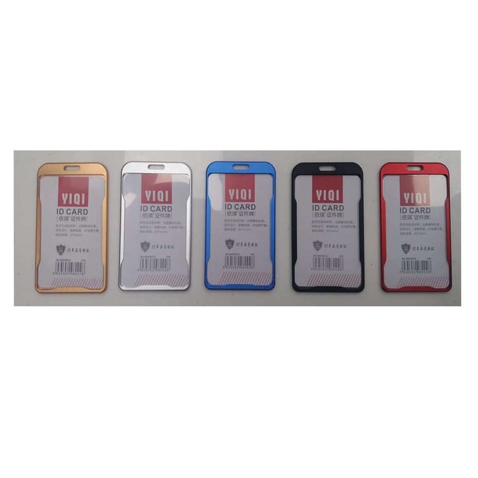 Id Card Holder Alloy Aluminum Frame Card Casing KTP MEMBER EToll Name ...