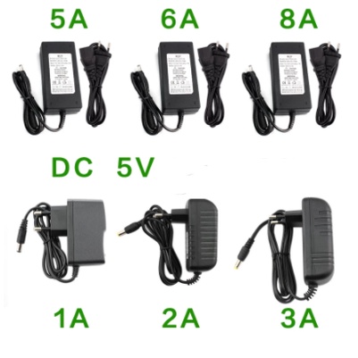 Dc5v Power Adapter 5v 1A 2A 3A 5A 6A 8A 10A Power AC110V/220V to DC5VA  Transformer 5v Light Strip led Power Supply