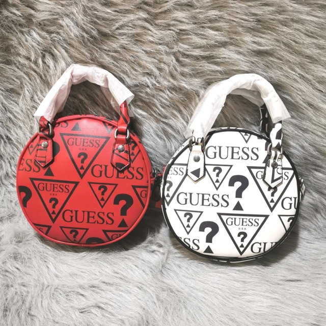 Guess round outlet purse