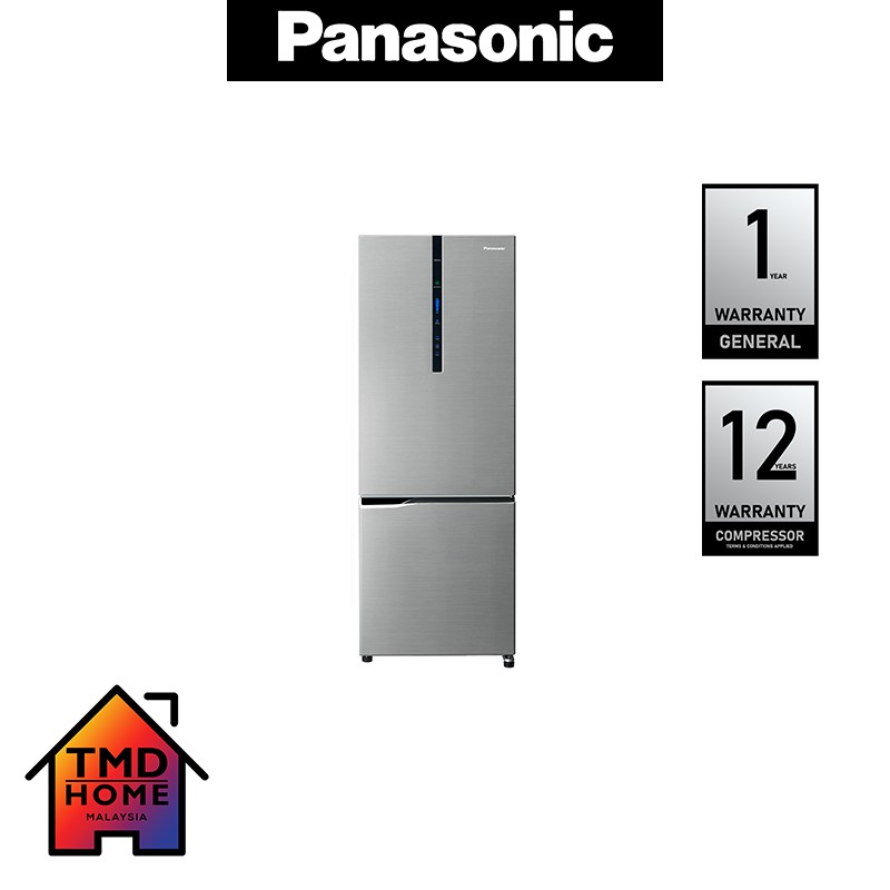 Panasonic 322L 2Door Bottom Freezer Refrigerator Econavi Inverter NR