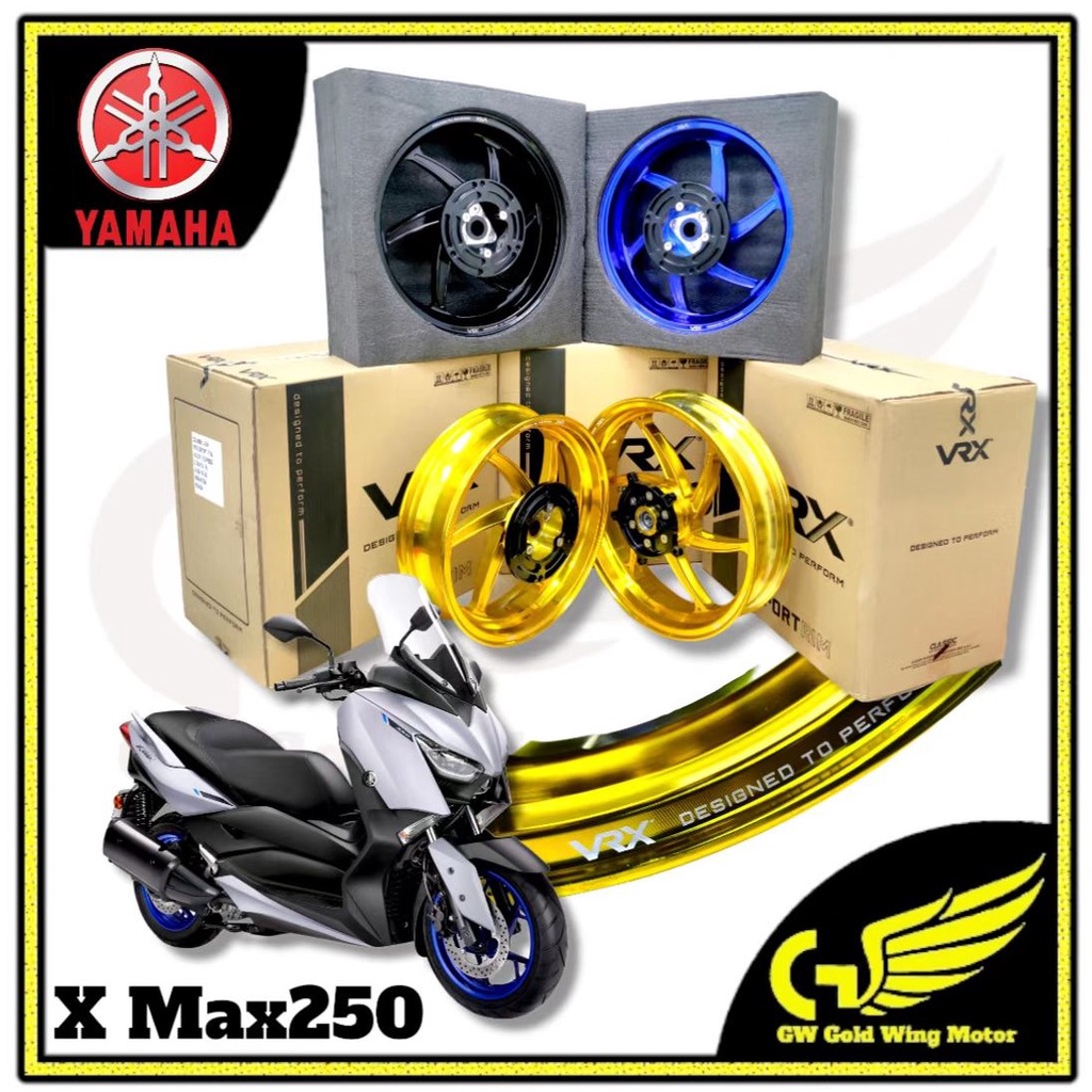 VRX CS-XM6.1 YAMAHA X-MAX 250 XMAX 250 ALLOY 6 / 7 SPOKE CNC CASTING ...