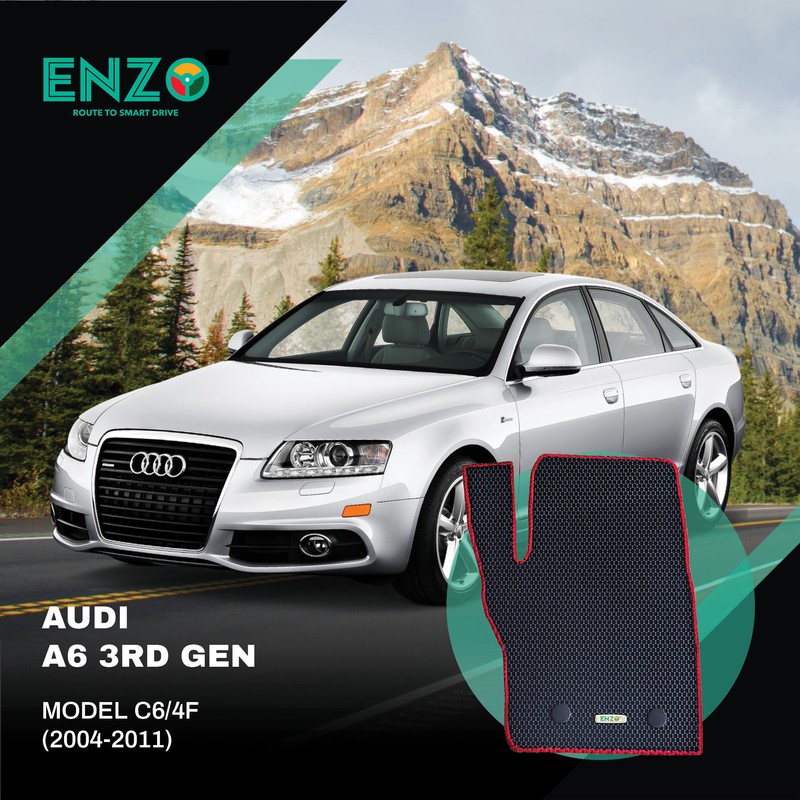 Audi A6 3rd Gen Model C6/4F Enzo Customised Car Mat Shopee Malaysia