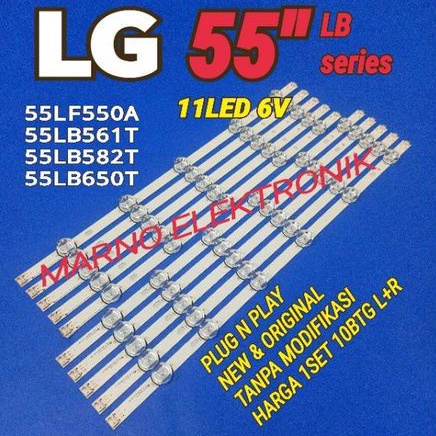 LG 55INCH TV LED BACKLIGHT BL LIGHT 55LF550A 55LB561T 55LB582T 55LB650T ...