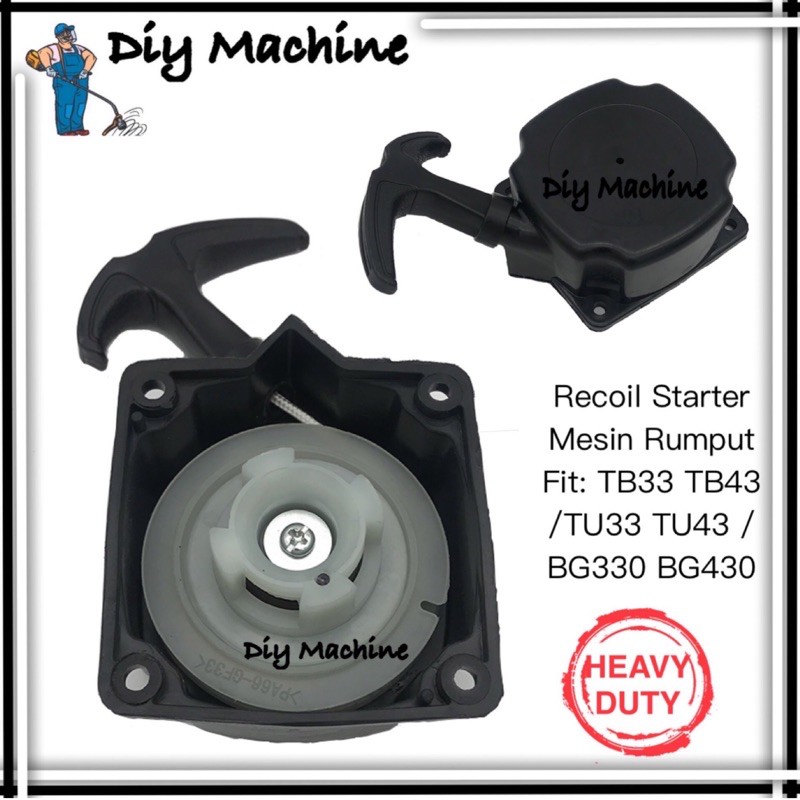Recoil Starter Mesin Rumput TU33 TU43 TB33 TB43 BG430 Brush Cutter