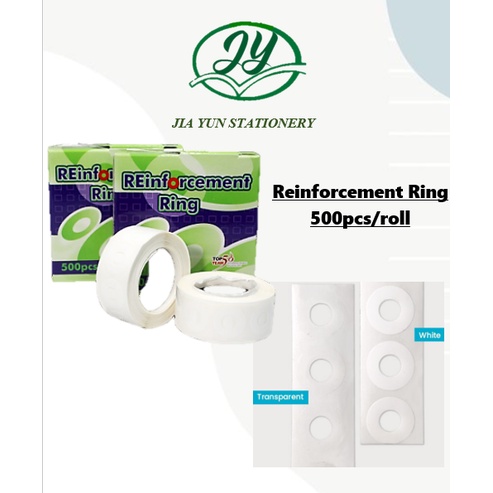 Reinforcement Ring Transparent / White (500 pcs) | Shopee Malaysia
