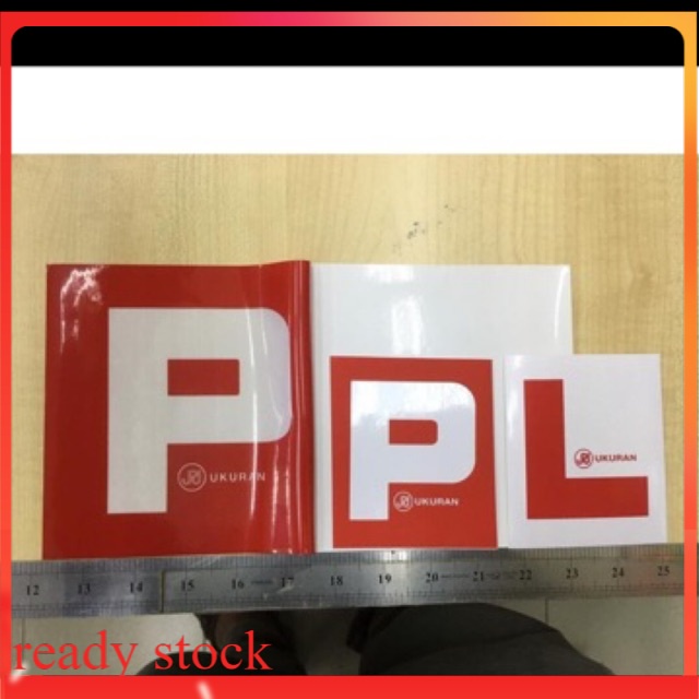 Sticker Lesen P L JPJ Kereta Motor Waterproof Reflective Car Bike ...