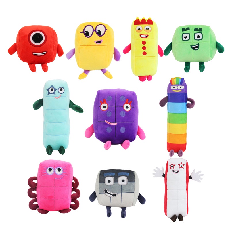 Numberblocks Plush Toys Number Stuffed Dolls Movie TV Series Cartoon