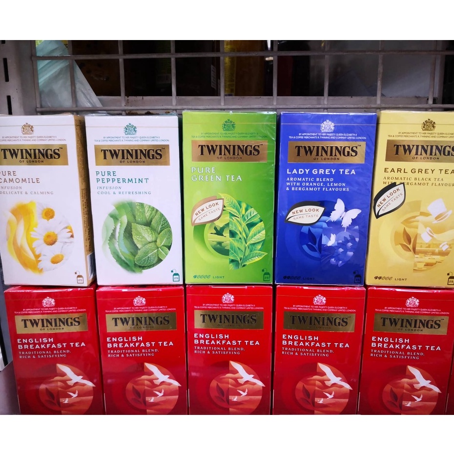 Twinings Tea London - Pure Green Tea/ Earl Grey/ Lady Grey/ English ...