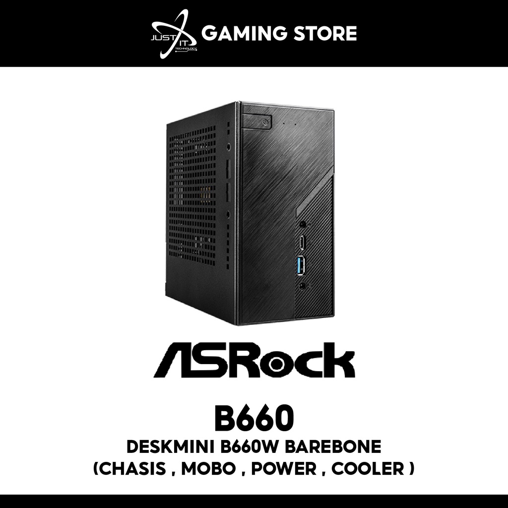 ASROCK DESKMINI B660W BAREBONE PC PACKAGE INTEL I312100 / INTEL I5