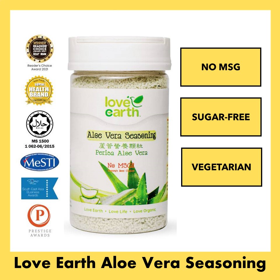 Love Earth Aloe Vera Seasoning 150g 乐儿芦荟调味粉150公克 Shopee Malaysia