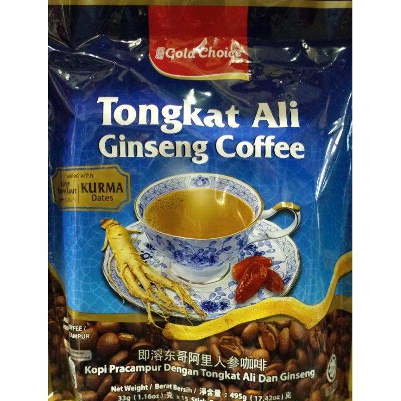 TONGKAT ALI GINSENG COFFEE GOLD CHOICE (2 PACKET) Shopee Malaysia