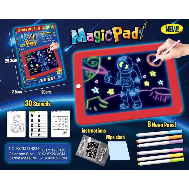 CLEARANCE*Ready Stock*3D Magicpad LED Drawing Board LCD Writing Tablet ...