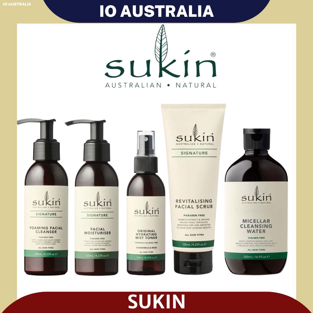 Sukin Australia Signature Range - Foaming Facial Cleanser / Moisturiser ...