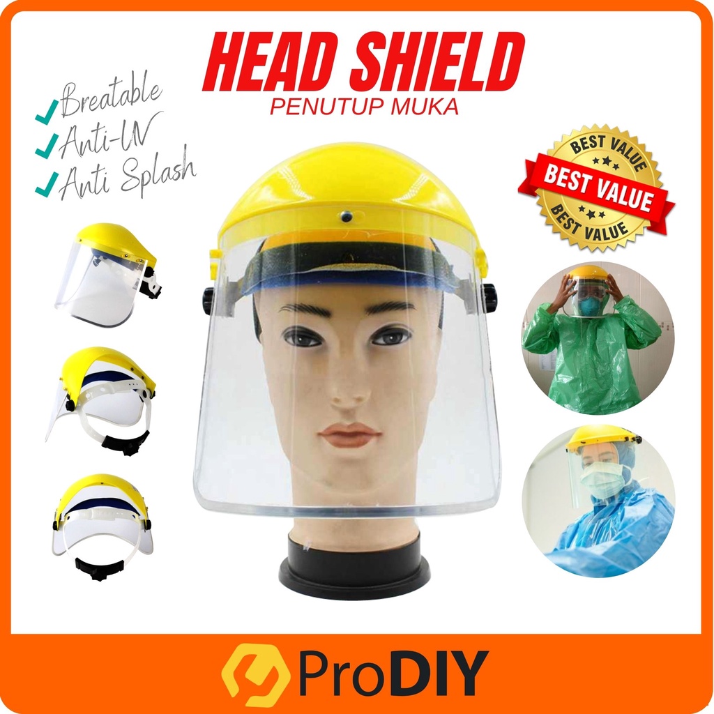 Clear full best sale face shield