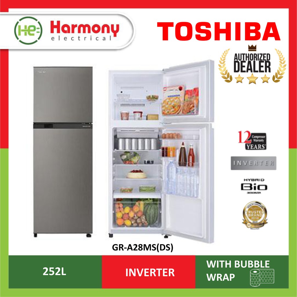 Toshiba deals fridge 252l