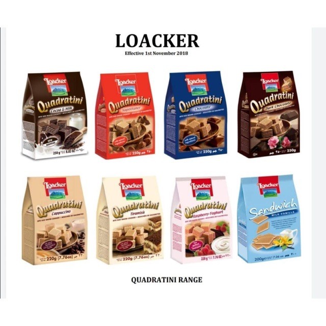 Loacker Quadratini 250g | Shopee Malaysia