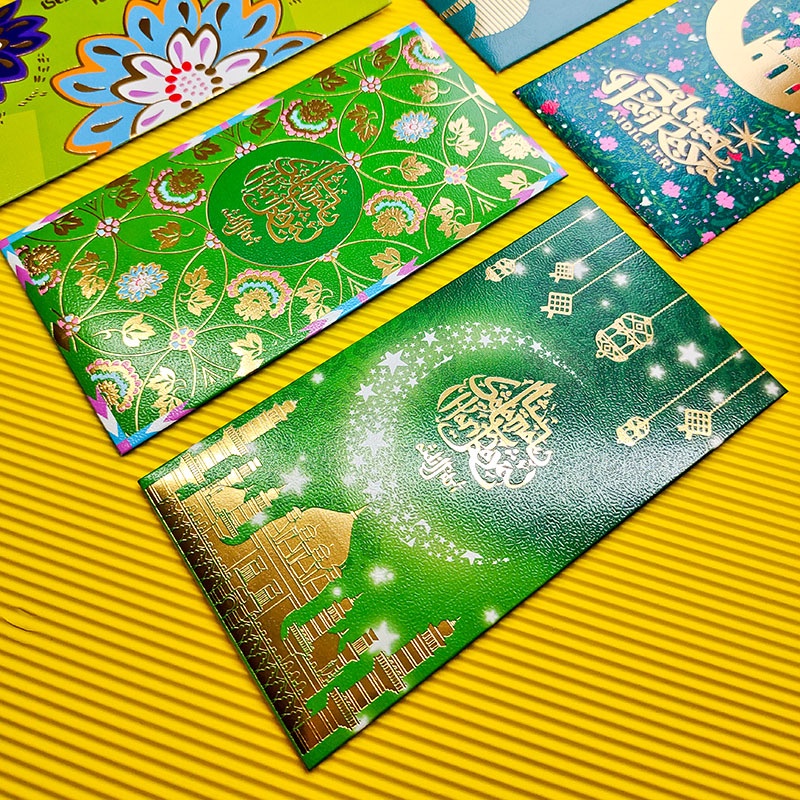 [Ready Stock] 6pcs/set 2025 Eid Mubarak Sampul Duit Raya Hari Raya Duit ...