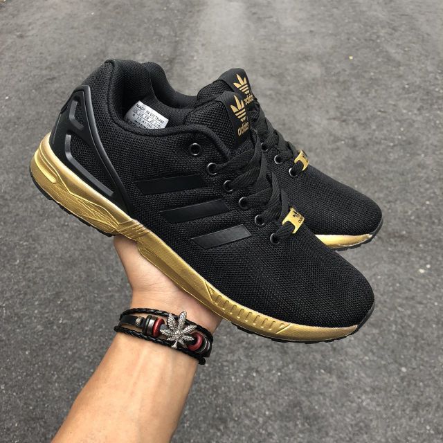 Adidas zx flux black outlet and gold malaysia price