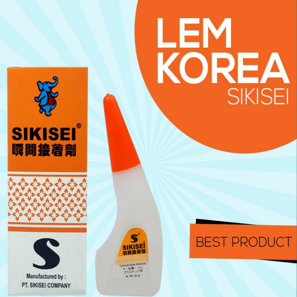 Korean Super Glue Sikisei (Korean Glue) Shopee Malaysia