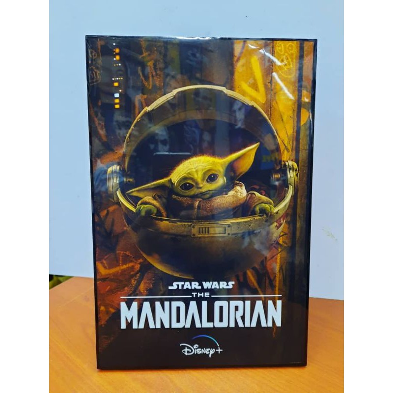 Baby Yoda Mandalorian Frame Plaque | Shopee Malaysia
